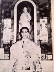 Father Gerald Tseng's ordination in Dublin, Ireland in 1963
