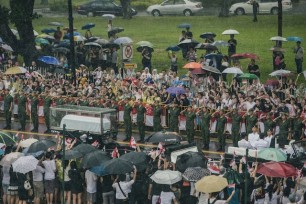 State funeral for Singapore's founding Prime Minister Lee Kuan Yew